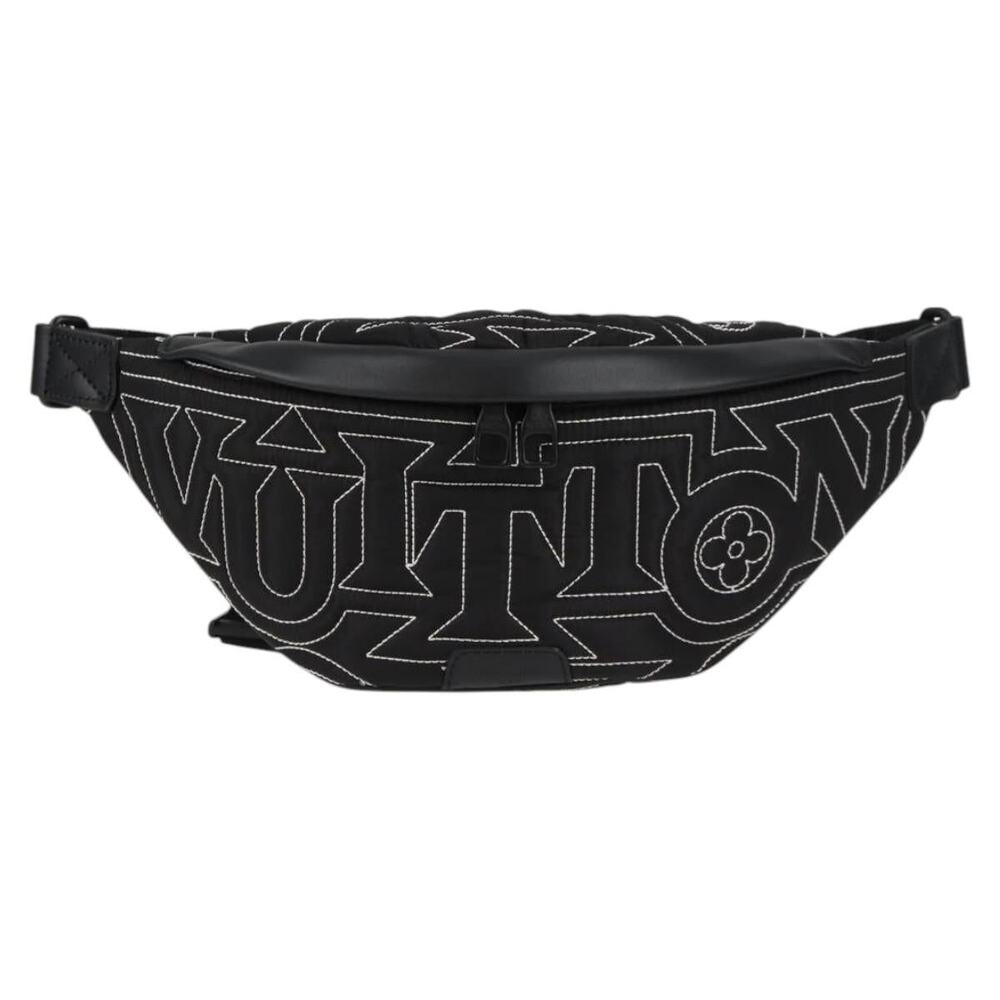 Louis Vuitton Nylon LV Snow Discovery Belt Bag PM Bag Black